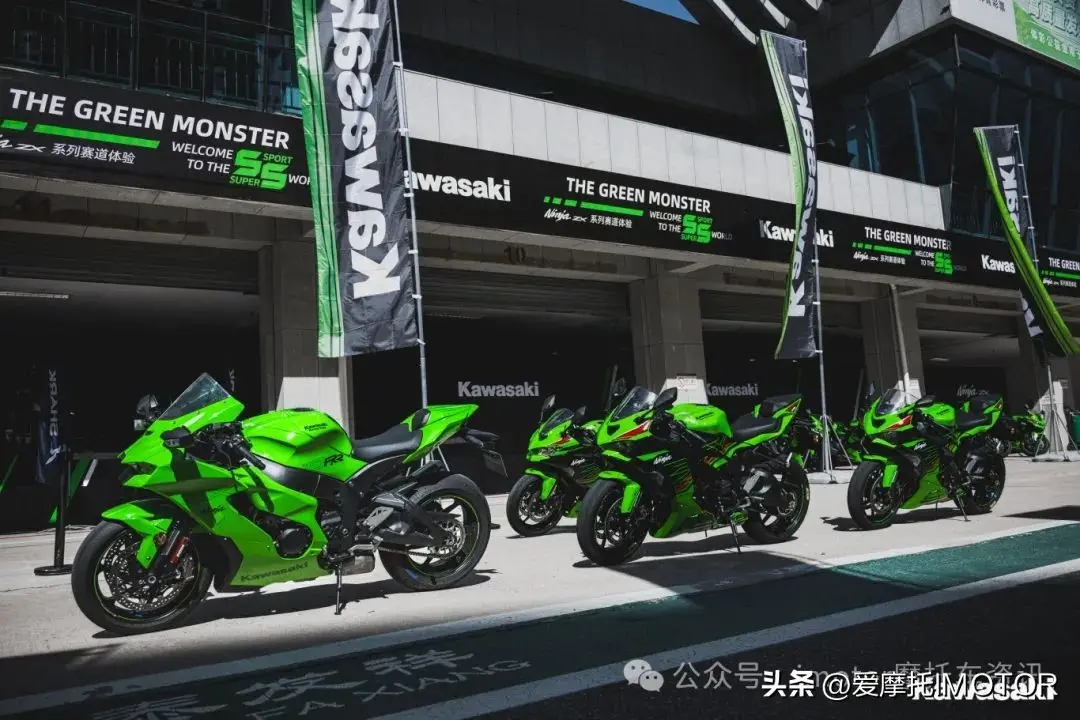 川崎ZX4R+6R+10R赛道齐聚，6R和4R谁更适合你？